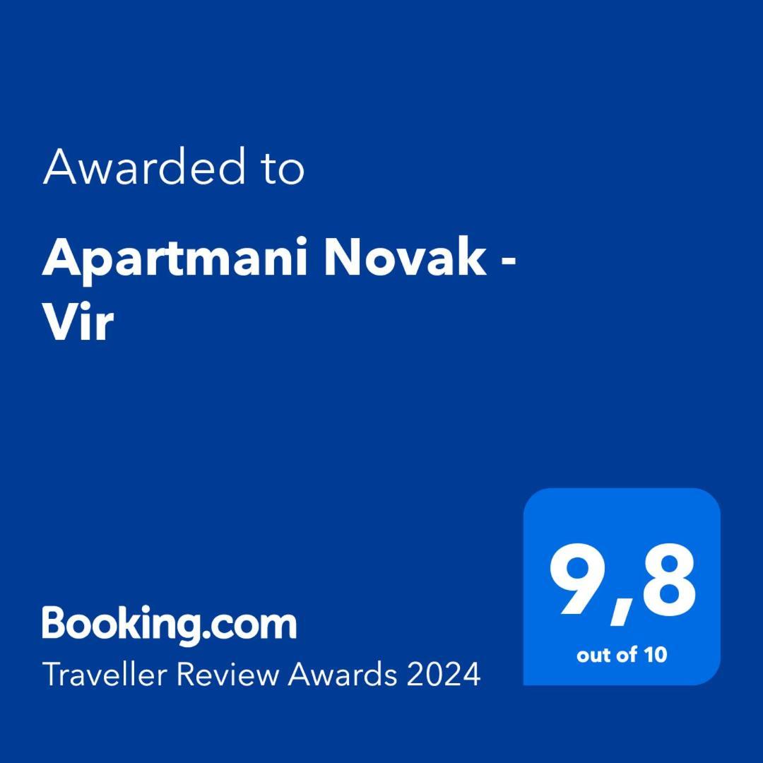 Apartmani Novak - Vir Εξωτερικό φωτογραφία